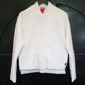 Nike Women's White Button-up Jacket